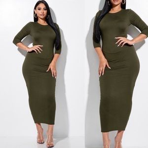 Cutout Midi Dress